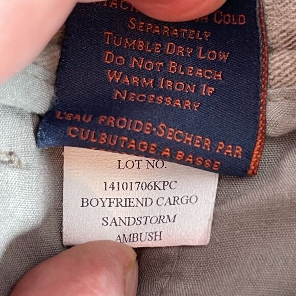James Jeans Sandstorm Brown Ambush Cargo Pants - Picture 6 of 9